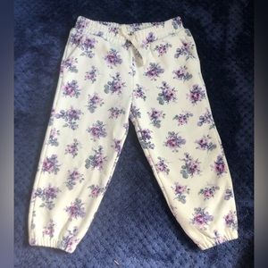 Janie and Jack floral jogger